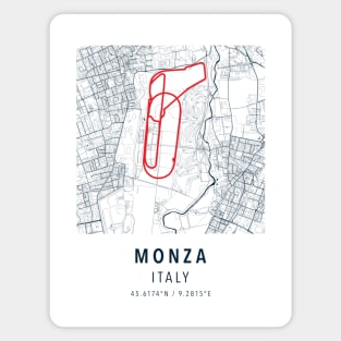 monza simple map Magnet